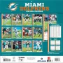 Miami Dolphins 12" x 12" 2026 Wandkalender Rückseite